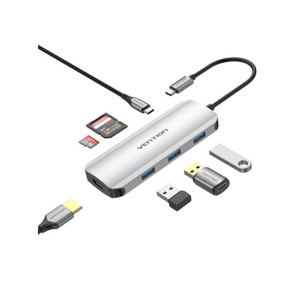 Docking Vention USB Tipo-C TOJHB gris D
