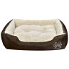 Cama para perros marrón y beige XXL 3