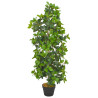 Planta artificial árbol de laurel con macetero 120 cm verde 1