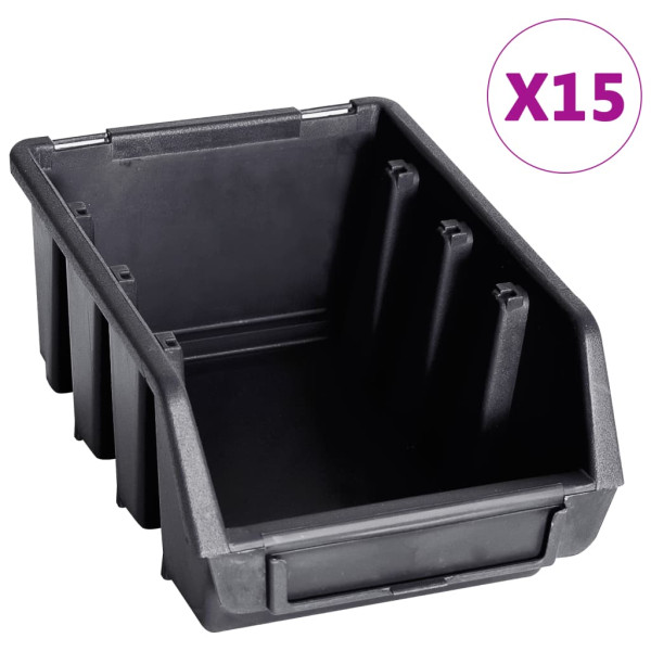 29 pcs kit caixas arrumação com painéis parede vermelho e preto M 3