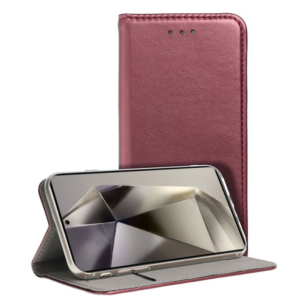 Funda COOL Flip Cover para Samsung S928 Galaxy S24 Ultra Liso Burgundy D