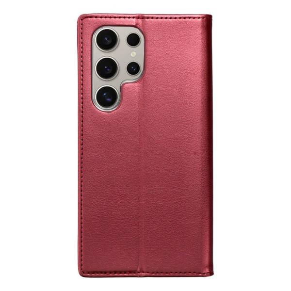 Fundação COOL Capa de Flip para Samsung S928 Galaxy S24 Ultra Liso Borgonha M 2