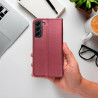 Funda COOL Flip Cover para Samsung S928 Galaxy S24 Ultra Liso Burgundy 4