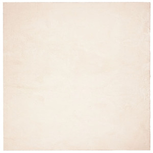 Tapete de cabelo curto suave lavável HUARTE beige 200x200 cm H