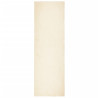 Alfombra de pelo corto suave lavable HUARTE crema 80x250 cm 2