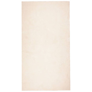 Alfombra de pelo corto suave lavable HUARTE beige 80x150 cm H
