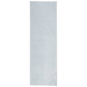 Alfombra de pelo corto suave lavable HUARTE azul 80x250 cm H