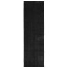 Tapete de cabelo curto suave e lavável HUARTE preto 80x250 cm 2