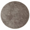 Tapete de pelo alto com aspeto brilhante ISTAN Ø120cm cinzento 2
