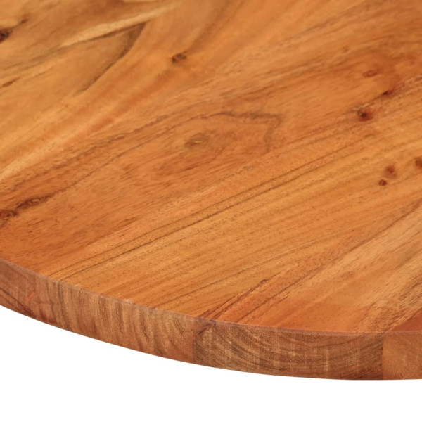 Tablero de mesa ovalado madera maciza de acacia 120x50x2.5 cm M 5