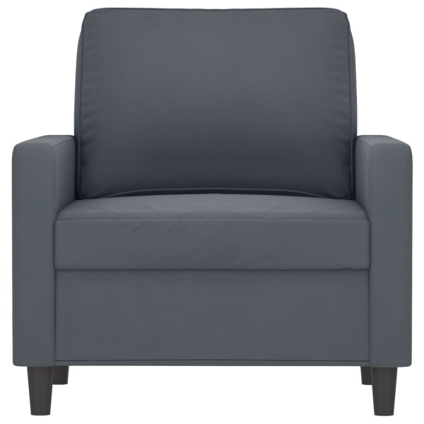 Sillón de terciopelo gris oscuro 60 cm M 3