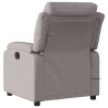 Sillón reclinable de masaje eléctrico tela gris taupe 4