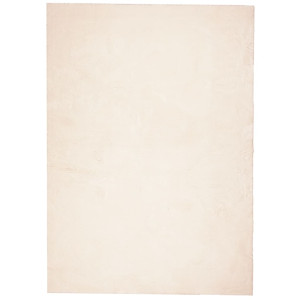 Alfombra de pelo corto suave lavable HUARTE beige 200x280 cm H