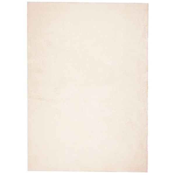 Tapete de cabelo curto suave lavável HUARTE beige 240x340 cm M 2