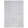 Alfombra de pelo corto suave lavable HUARTE gris 160x230 cm 2