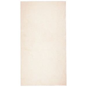 Tapete de cabelo curto suave e lavável HUARTE Beige 60x110 cm H