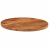 Tablero de mesa redondo madera maciza de acacia Ø60x2.5 cm 3