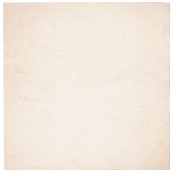 Tapete de cabelo curto suave lavável HUARTE beige 120x120 cm M 2
