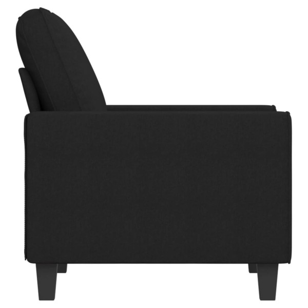 Sillón de tela negro 60 cm M 4