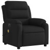 Sillón reclinable de masaje eléctrico tela negro 3