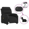 Sillón reclinable de masaje eléctrico tela negro 5