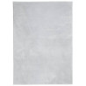 Alfombra de pelo corto suave lavable HUARTE gris 200x280 cm 2