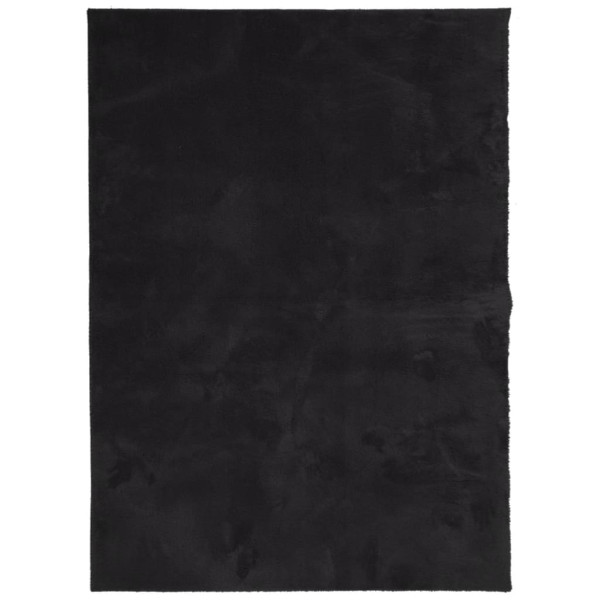 Tapete pelo curto macio e lavável HUARTE 200x280 cm preto M 2