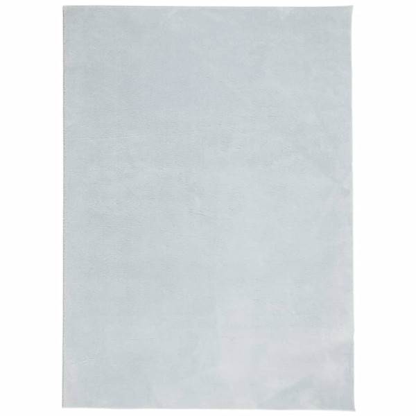Alfombra de pelo corto suave lavable HUARTE azul 200x280 cm M 2