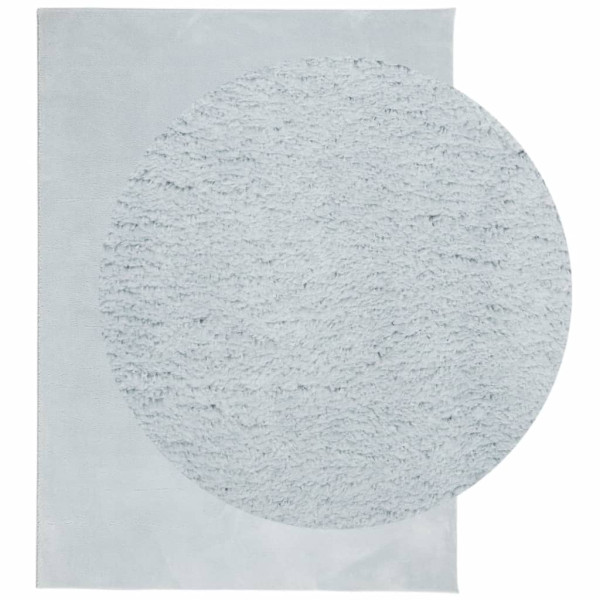 Alfombra de pelo corto suave lavable HUARTE azul 200x280 cm M 3