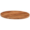 Tablero de mesa redondo madera maciza de acacia Ø50x3.8 cm 3