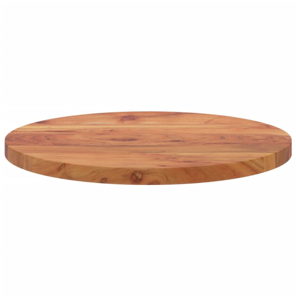 Tablero de mesa redondo madera maciza de acacia Ø50x3.8 cm M 4