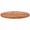 Tablero de mesa redondo madera maciza de acacia Ø50x3.8 cm 4