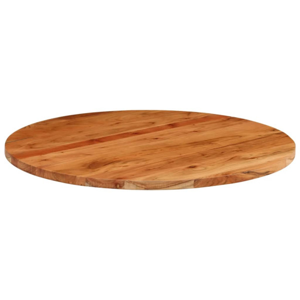 Tablero de mesa redondo madera maciza de acacia Ø80x2.5 cm M 3