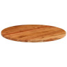 Tablero de mesa redondo madera maciza de acacia Ø80x2.5 cm 3
