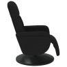 Sillón reclinable con reposapiés terciopelo negro 4