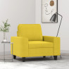 Poltrona 60 cm tecido amarelo-claro 1