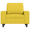 Sillón de tela amarillo claro 60 cm 3