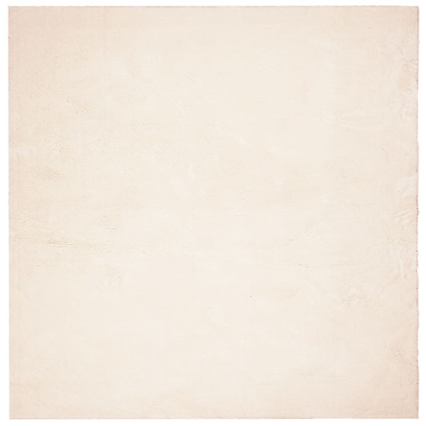 Tapete de cabelo curto suave lavável HUARTE beige 240x240 cm M 2