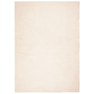 Alfombra de pelo corto suave lavable HUARTE beige 120x170 cm H