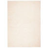 Alfombra de pelo corto suave lavable HUARTE beige 120x170 cm 2