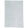 Alfombra de pelo corto suave lavable HUARTE azul 140x200 cm 2