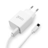 Cargador Red Conector Micro-usb Universal 3Amp (Carga Rápida) COOL Kit 2 en 1 Blanco 1