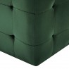 Mesas de cabeceira 2 pcs 30x30x30 cm veludo verde 5