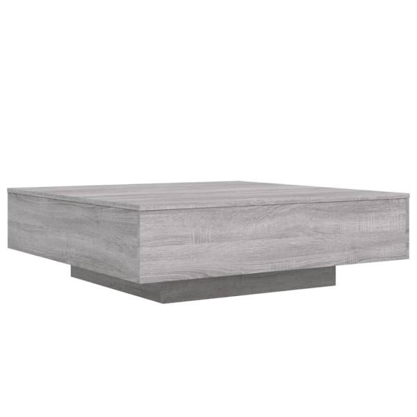 Mesa de centro madera de ingeniería gris Sonoma 100x100x31 cm M 2