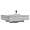 Mesa de centro madera de ingeniería gris Sonoma 100x100x31 cm 4