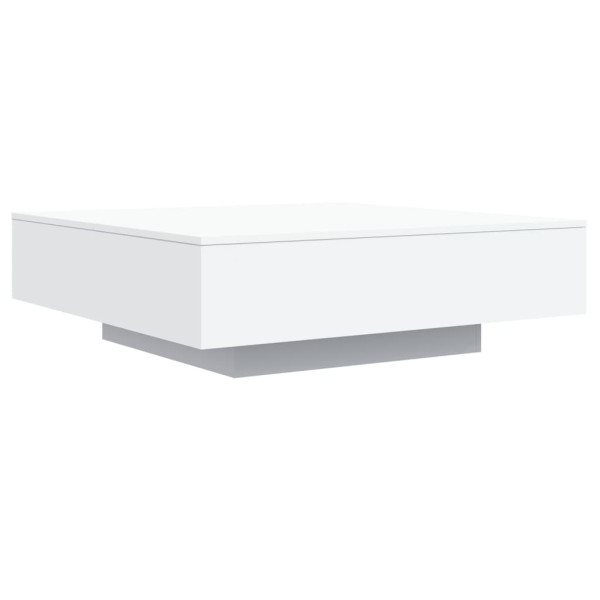 Mesa de centro con luces LED blanco 100x100x31 cm M 3