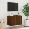 Mueble para TV de pared roble marrón 60x30x41 cm 3