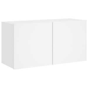 Móvel de parede para TV 80x30x41 cm branco H