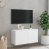 Móvel de parede para TV 80x30x41 cm branco 3