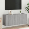 Móveis para TV de parede cinza Sonoma 100x30x41 cm 1
